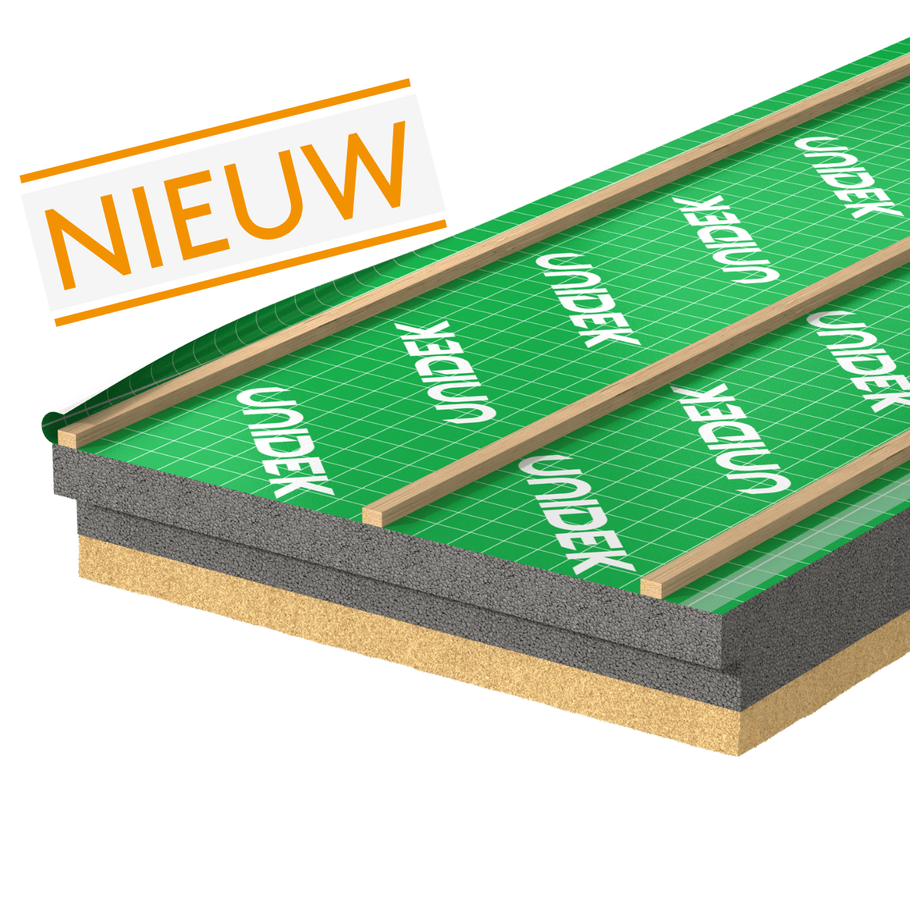 Met een hybride isolatiekern van EPS en biobased houtvezelisolatie